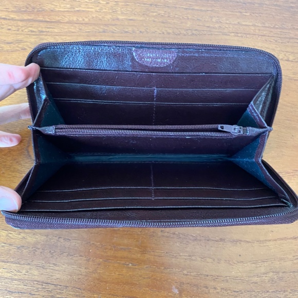 Vintage Club Rochelier 90s ZIp Leather Clutch Wallet - Picture 5 of 8